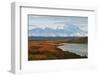 Denali Mountain and Wonder Lake at Sunrise-lijuan-Framed Photographic Print