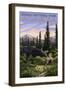 Denali National Park, Alaska - Moose and Calf-Lantern Press-Framed Art Print