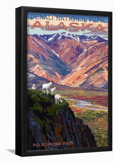 Denali National Park, Alaska - Polychrome Pass-null-Framed Poster