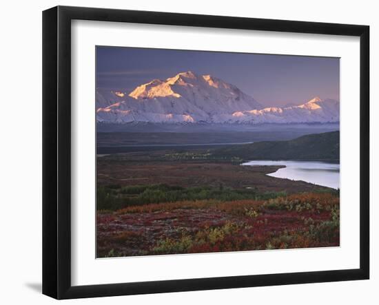 Denali National Park near Wonder Lake, Alaska, USA-Charles Sleicher-Framed Photographic Print