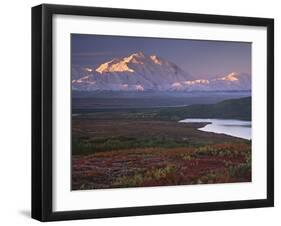 Denali National Park near Wonder Lake, Alaska, USA-Charles Sleicher-Framed Photographic Print