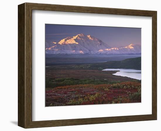 Denali National Park near Wonder Lake, Alaska, USA-Charles Sleicher-Framed Photographic Print