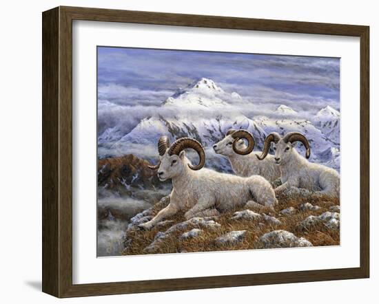 Denali Rams-Jeff Tift-Framed Giclee Print