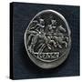 Denarius Bearing Image of Castor and Pollux-null-Stretched Canvas