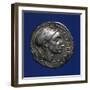 Denarius Bearing Image of Scipio Africanus, Roman Coins BC-null-Framed Giclee Print