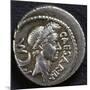 Denarius Bearing Portrait of Julius Caesar, 45 BC, Recto, Roman Coins BC-null-Mounted Giclee Print