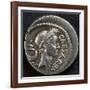 Denarius Bearing Portrait of Julius Caesar, 45 BC, Recto, Roman Coins BC-null-Framed Giclee Print