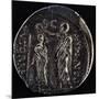 Denarius Issued by Triumvir Marco Emilio Lepido Depicting Him Crowning Ptolemy V Epiphanes of Egypt-null-Mounted Giclee Print