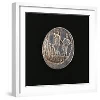 Denarius Issued in 71 BC to Commemorate Aemilius Paullus' Victory at Battle of Pydna in 168 BC-null-Framed Giclee Print