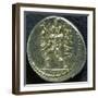 Denarius of Julius Caesar Depicting Aeneas and Anchises, 50 BC, Verso, Roman Coins BC-null-Framed Giclee Print