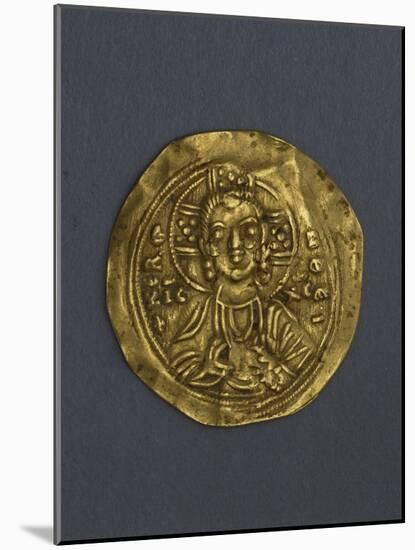 Denarius of Manuel I Komnenos, Byzantine Emperor, Recto. Byzantine Coins, 12th Century-null-Mounted Giclee Print