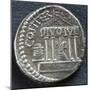 Denarius of Octavian Depicting Temple Dedicated to Deified Julius Caesar, 37-33 BC-null-Mounted Giclee Print