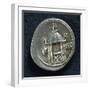 Denarius of Quintus Cassius Longinus Depicting Temple of Vesta, Roman Coins BC-null-Framed Giclee Print