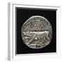 Denarius with Capitoline Wolf, Roman Coins-null-Framed Giclee Print