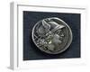 Denarius with Head of Mars, Roman Coins-null-Framed Giclee Print