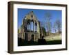 Denbighshire, Llangollen, the Striking Remains of Valle Crucis Abbey, Wales-John Warburton-lee-Framed Photographic Print