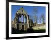 Denbighshire, Llangollen, the Striking Remains of Valle Crucis Abbey, Wales-John Warburton-lee-Framed Photographic Print