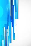 Background With Blue Lines-Denchik-Framed Art Print