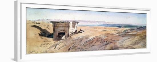 Dendera, 1867-Edward Lear-Framed Premium Giclee Print