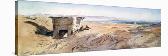 Dendera, 1867-Edward Lear-Stretched Canvas