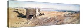 Dendera, 1867-Edward Lear-Stretched Canvas