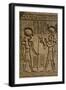 Dendera Necropolis, Qena, Nile Valley, Egypt; Carvings on the Outside Wall of the Temple of Hathor-Tony Waltham-Framed Photographic Print