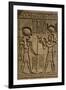 Dendera Necropolis, Qena, Nile Valley, Egypt; Carvings on the Outside Wall of the Temple of Hathor-Tony Waltham-Framed Photographic Print
