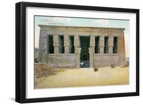 Dendera Temple-null-Framed Art Print