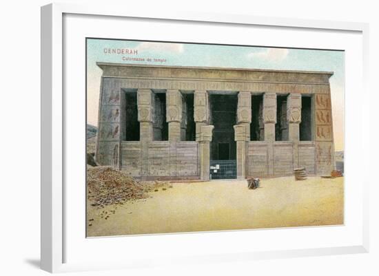 Dendera Temple-null-Framed Art Print