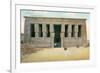 Dendera Temple-null-Framed Art Print