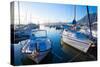 Denia Marina Boats in Alicante Valencia Province of Spain-holbox-Stretched Canvas