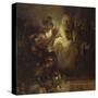 Denial of St. Peter-Rembrandt van Rijn-Stretched Canvas