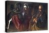 Denial of St. Peter-Caravaggio-Stretched Canvas