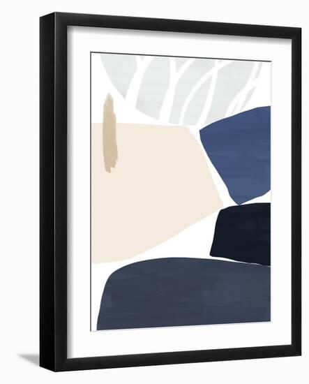 Denim and Sand II-Victoria Barnes-Framed Art Print