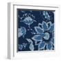 Denim Floral 1-Diane Stimson-Framed Art Print