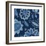 Denim Floral 2-Diane Stimson-Framed Premium Giclee Print