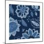 Denim Floral 2-Diane Stimson-Mounted Premium Giclee Print