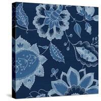 Denim Floral 2-Diane Stimson-Stretched Canvas