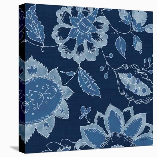 Denim Floral 2-Diane Stimson-Stretched Canvas