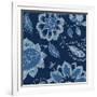 Denim Floral 2-Diane Stimson-Framed Art Print