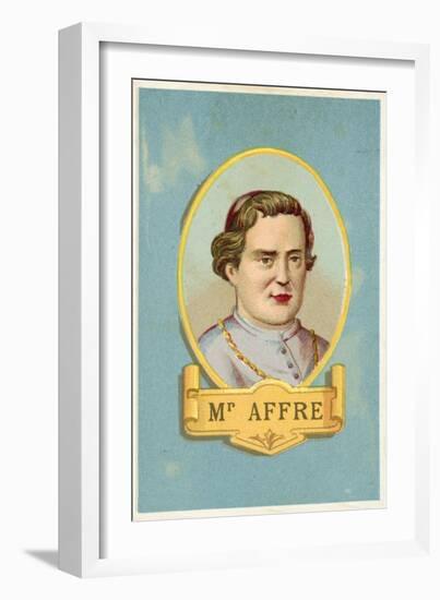 Denis Auguste Affre, French Archbishop Killed During the Revolution of 1848-null-Framed Giclee Print