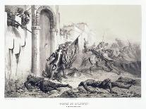 Battle of Jemappes-Denis Auguste Marie Raffet-Framed Stretched Canvas
