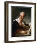 Denis Diderot, 18th Century French Man of Letters and Encyclopaedist, C1755-1784-Jean-Honore Fragonard-Framed Giclee Print