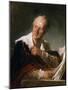 Denis Diderot, 18th Century French Man of Letters and Encyclopaedist, C1755-1784-Jean-Honore Fragonard-Mounted Giclee Print