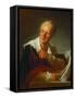 Denis Diderot, French Writer-Jean-Honoré Fragonard-Framed Stretched Canvas
