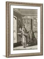 Denis Diderot, Gown-null-Framed Art Print