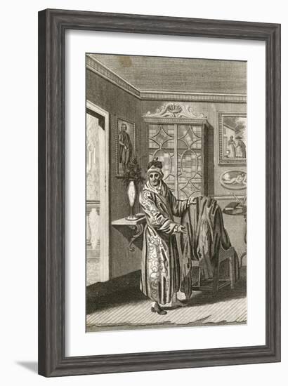 Denis Diderot, Gown-null-Framed Art Print