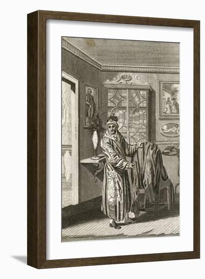 Denis Diderot, Gown-null-Framed Art Print