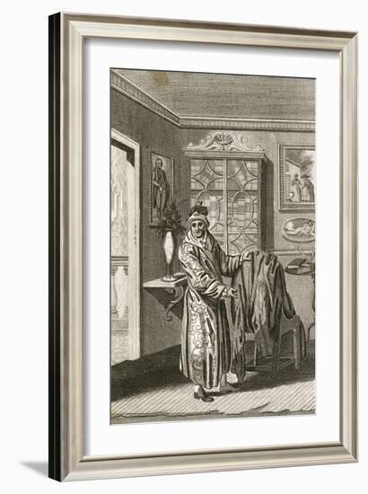 Denis Diderot, Gown-null-Framed Art Print