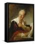 Denis Diderot, Um 1769-Jean-Honoré Fragonard-Framed Stretched Canvas